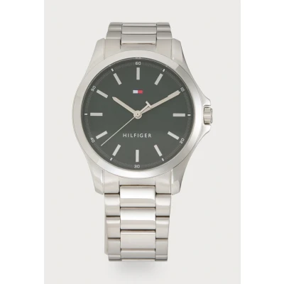 Image of Tommy Hilfiger Bruce Watch green/silvercoloured, Men&#039;s, Size: One Size, Green/silver coloured