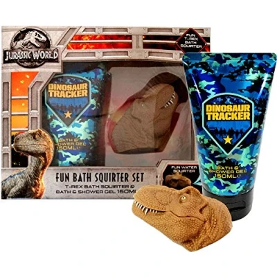 Image of Jurassic World 150ml Bath Wash and Water Shooter Gift Set