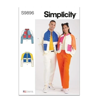 Image of SIMPLICITY SS9896A Unisex Jacket in Two Lengths A (XS S M L XL XXL)