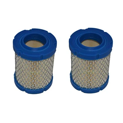 Image of 2 X air filter compatible with Briggs &amp; Stratton/B&amp;S engine 796032 591583 210000 series 10 14 HP