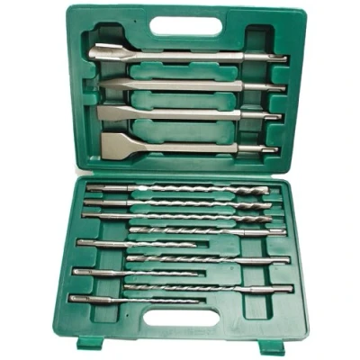 Image of Mannesmann M12588 SDS Plus Drill Bit and Chisel Set 13 Pieces