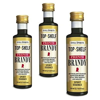 Image of 3X Still Spirits Top Shelf French Brandy Essence Flavours 2.25L