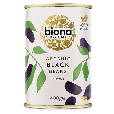 Image of Biona Organic Black Beans, 400g