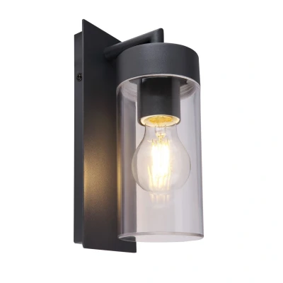 Image of Vessa Outdoor Wall Lantern Anthracite IP44 1x E27