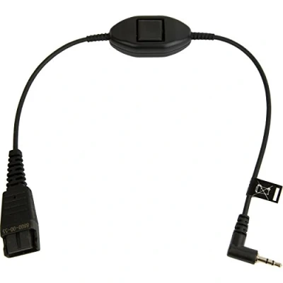 Image of Jabra quick disconnect (QD) to 2.5 mm jack cord for Alcatel
