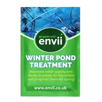 Image of Envii Winter Pond Treatment Reduce Sludge, Clears Green Water &amp; Improves Clarity, Works at Low Temperatures, Natural Bacteria for All Ponds Treats 60,000 Litres
