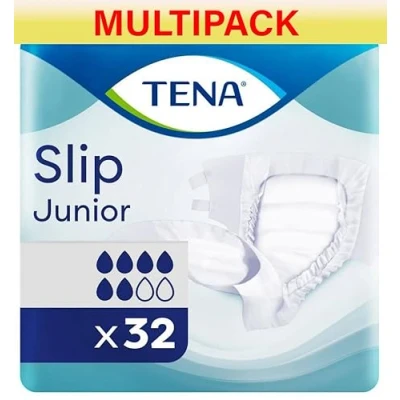 Image of TENA Slip Junior 6 Drops Absorbency Incontinence 4 Pack of 32