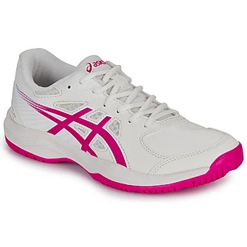 Image of Asics Court Slide 4 Multicourt tennis shoes, Women&#039;s, Size: 4, Cream/bright rose shoes