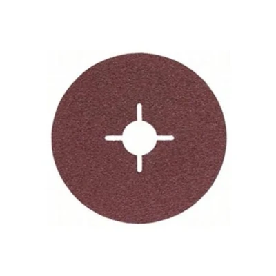 Image of Bosch 2 608 605 466 Fibre Grinder Disc for Angle Grinders, Corundum 115 mm, 22 60 (Pack of 1)