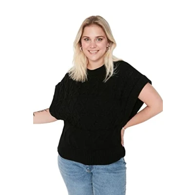 Image of Trendyol Plus Size Sweater Black