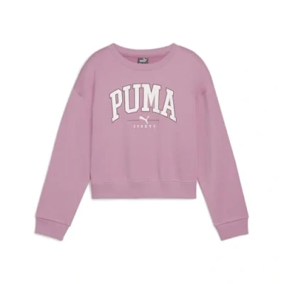 Image of Puma Squad CREW Unisex Sweatshirt for kids, Size: 9 10y, Mauved out