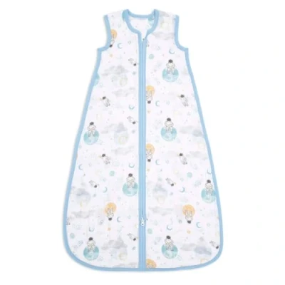 Image of aden + anais essentials Baby Sleeping Bag, 100% Cotton Muslin, Wearable Swaddle Blanket for Girls &amp; Boys, Newborn Sleep Sack, TOG Rating 1.0, 6 18 Months, space explorers