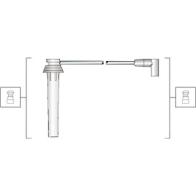 Image of MSK1276 Ignition Lead Set MAGNETI MARELLI 941318111276 MINI: Hatchback, JEEP: WRANGLER 2