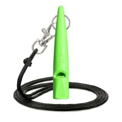 Image of ACME dog whistle no. 211.5 with strap Original from England Ideal for training Food Grade ABS Material Standardized frequency Loud and far reaching