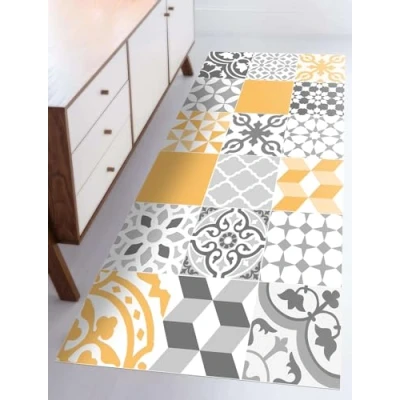 Image of Viniliko Carpet, Vinyl, Yellow, 66 x 150 3 cm