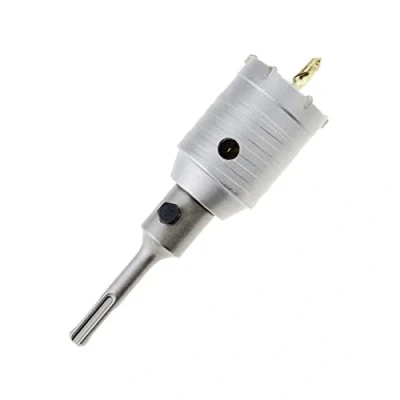 Image of Concrete Hole Saw Wall Drill bit SDS Plus Ø35mm Core for Hammer Cutter Concrete, Masonry, Cement, Silicate Brick (35mm+110mm Adapter)