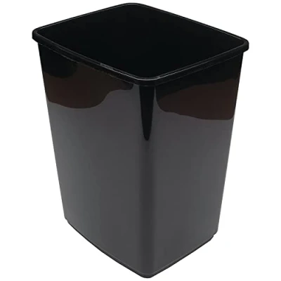 Image of 2Work Swing Bin Base Only 10 Litre Plastic Black 2W02385