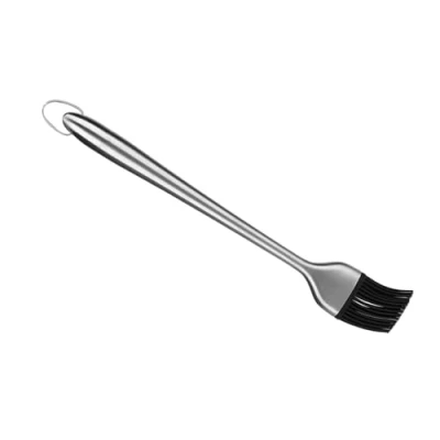 Image of Basting Brush,Barbecue Brushes, Silicone Heat Resistant Pastry Brushes with Premium Stainless Steel Handle for BBQ Grill Baking Kitchen Cooking 30cm