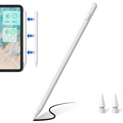 Image of iPad Pencil for 2018 2023,Palm Rejection, Tilt Sensitivity Stylus Pen Compatible Apple 10/9/8/7/6th Gen Pro 12.9/11&#039;&#039; Air 3rd 5th Mini 5th/6th