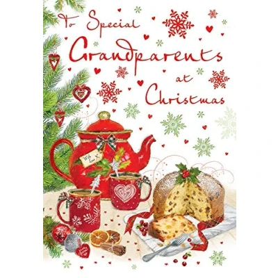 Image of Regal Publishing Christmas Card Grandparents 9 x 6 inches