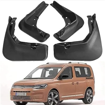 Image of 4 Pcs Car Mud Flaps for VW Caddy 2004 2015,Waterproof Mudguards Front Rear Wheel Splash Guards Full Protection Accessories
