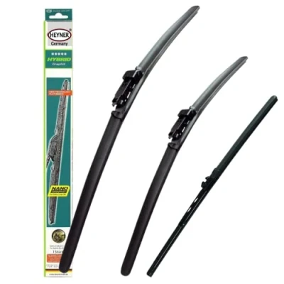 Image of HEYNER Wiper Blades Fits: Ford Kuga 2013 2018 Full Set of 3 Wipers Replacement HH2828PT11W