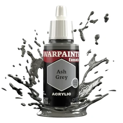 Image of The Army Painter Ash Grey Warpaints Fanatic 18ml Acrylic Paint