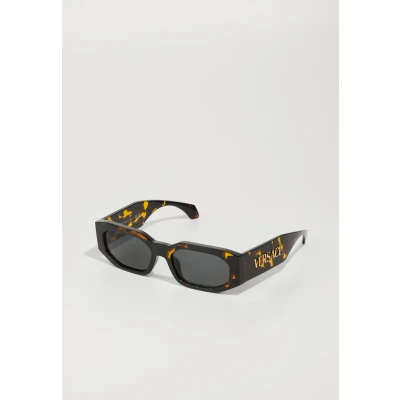 Image of Versace Unisex VE4489U 552887 Sunglasses Injected Turtle Grey Geometric Normal