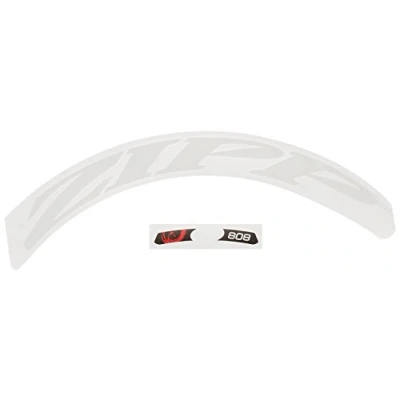 Image of Zipp 11.1918.030.003 808/Disc No Border Logo 700 c Complete for 1 x Wheel Decal Set, White