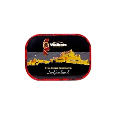 Image of Walker&#039;s Shortbread Edinburgh Castle Keepsake Tin, Pure Butter Scottish 130g