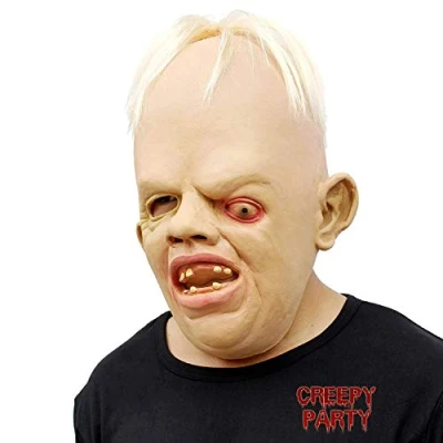 Image of CreepyParty Halloween Costume Party Scary Horror Latex Goonies Sloth Head Mask(The 1980&#039;s)