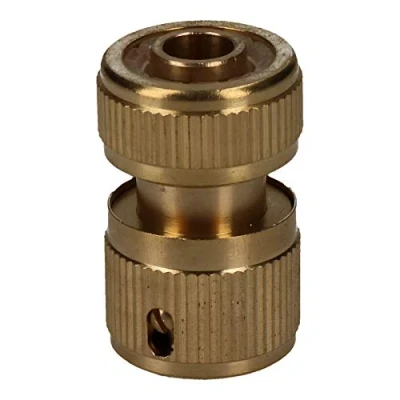 Image of Brass Garden Hose Quick Connector 1/2&quot; Female Pipe Built in Auto Water Stop