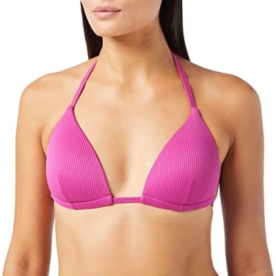 Image of Sloggi Shore Women&#039;s Dottyback PU Bikini Top, Fuchsia Flower, XS