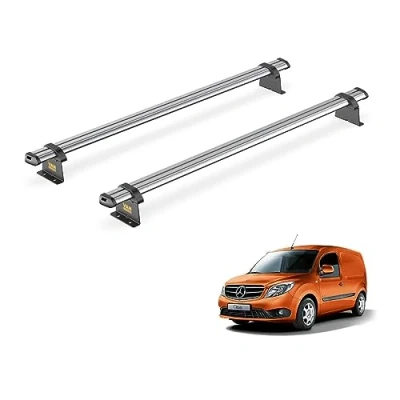 Image of Van Guard Trade Roof Rack for Mercedes Citan (2013+) 2 Steel Bars UltiBar SB276