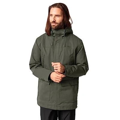 Image of VAUDE Men&#039;s Manukau Parka II Jacket, Khaki Uni, M