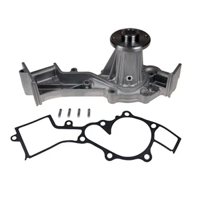Image of 210100W025, 210100W026, 210100W027, 210100W028, 210100W029 Water pump BLUE PRINT ADN19157 Cast Aluminium with seal studs Metal NISSAN: TERRANO 2