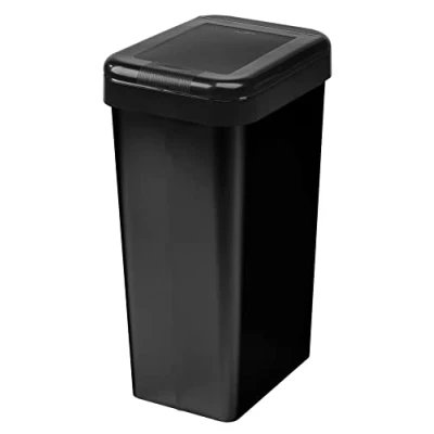 Image of 45L Moda Rectangular Touch Top Bin Black NEW!!!!!!!!!! NEW!!!!!!