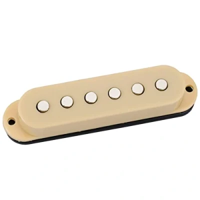 Image of Musiclily Basic 50mm Ceramic Single Coil Neck Pickup for Strat Style Electric Guitar, Cream