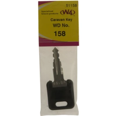 Image of W4 WD Replacement Caravan Key No158 Black