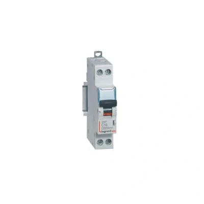 Image of Legrand DNX 4500 C Curve Circuit Breaker with Screws, U + N 230 V 4.5 kA 1 m, Gray