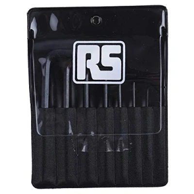 Image of RS PRO L Shape Allen Key CRV Steel 8 Piece Set 0.28 to 5/64 Inch