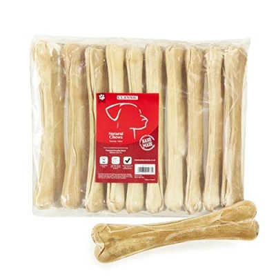 Image of Classic Pet Products Rawhide Pressed Knuckle Bone for Dogs, 265 mm, Pack of 10