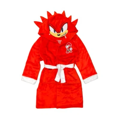 Image of Sonic the Hedgehog Boys Character Robe, Knuckles Red, 7 UK