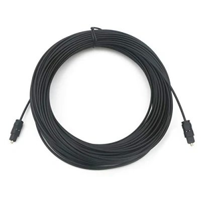 Image of Pxyelec 30 M/98 ft Black Digital Fiber Optical Audio SPDIF TosLink Cable