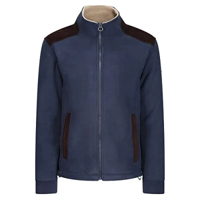 Image of Regatta Professional Mens Faversham Full Zip Fleece Navy L