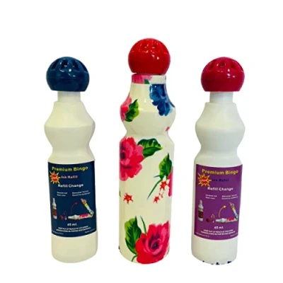 Image of Thomas &amp; Anca Club Supplies Ltd Floral Bingo Dabber Set 3 Dabbers with a Changeable Cover D2
