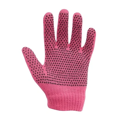 Image of Dublin Magic Pimple Grip Riding Gloves, Pink, Childs One Size