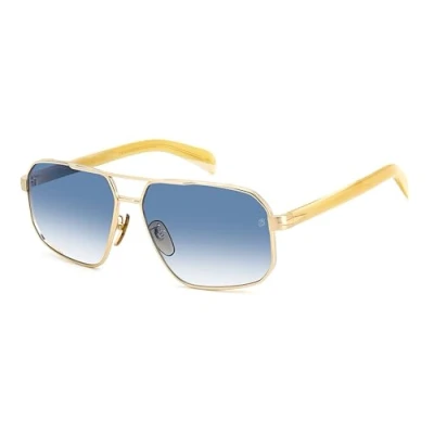Image of Sunglasses David beckham Db 7102/s col. 06s/08 Man Square Gold / beige