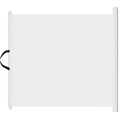 Image of vidaXL Retractable Pet Gate White 82.5x125 cm