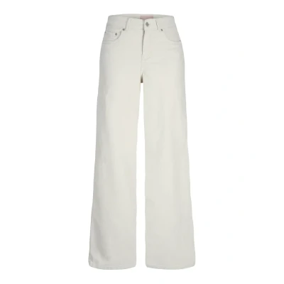 Image of JJXX Women&#039;s Jxgelly Wide Cord Hw Pant Sn, Bone White, 27W x 34L